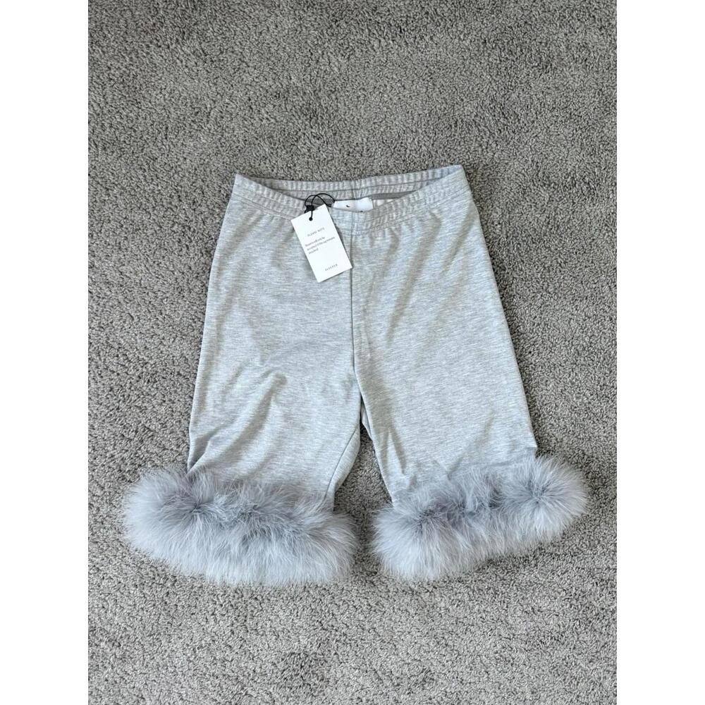 Sleeper NWT Women’s Large Turkey Feather‎ 8” Grey Elevated Luxury Lounge Shorts